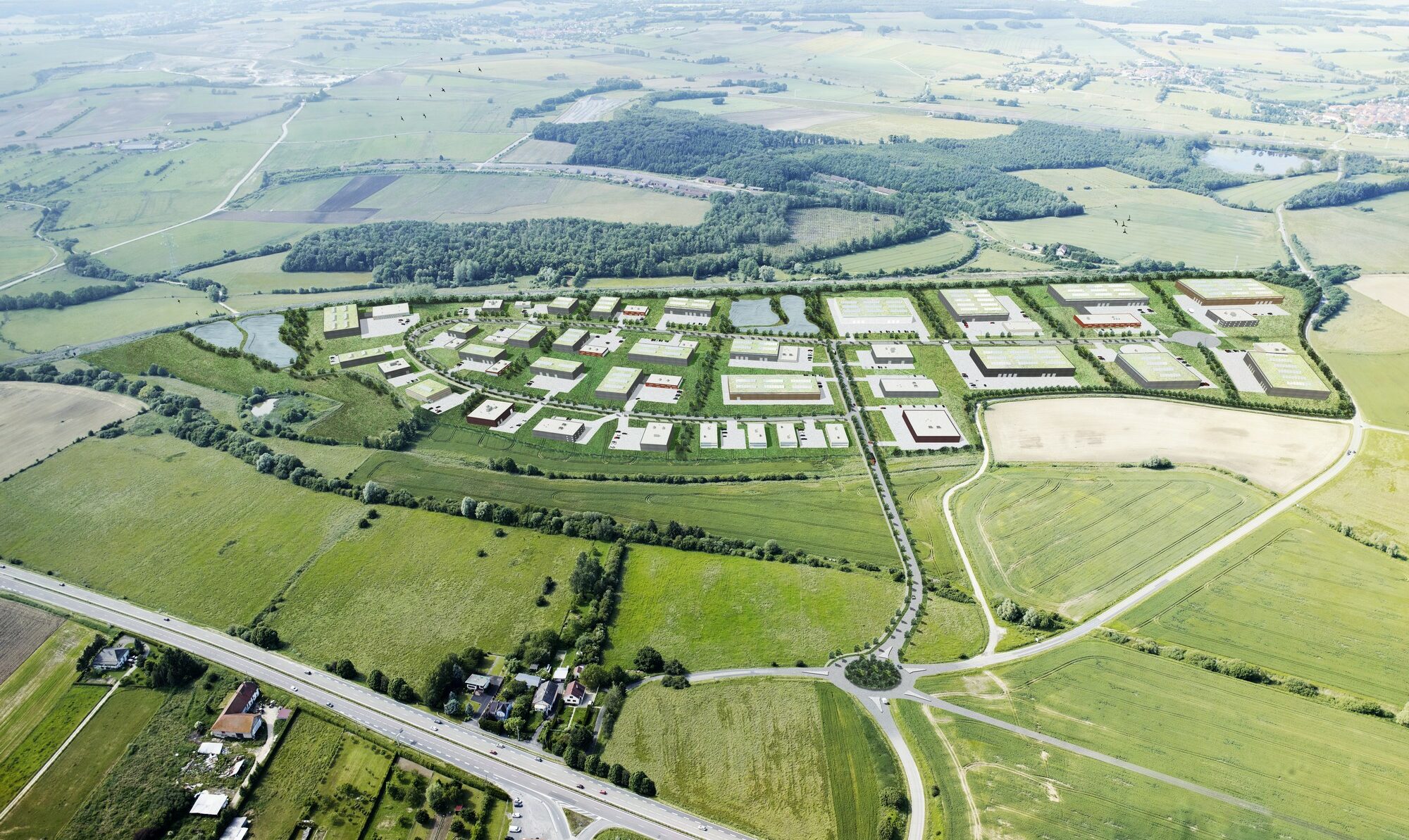 Zone Artisanale et Industrielle des Grand Horizons – Hommarting, Brouviller, Réding